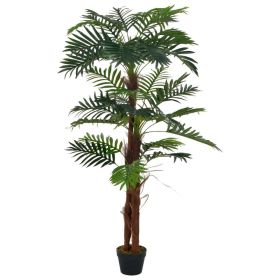 Artificial Plant Palm with Pot Green 65" - Green
