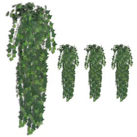 Artificial Ivy Bushes 4 pcs Green 35.4" - Green