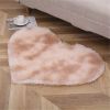 1pc, Tie-dye Silk Wool Area Rug, Plush Carpet, PV Velvet Floor Mat, 27.56*31.5inch - Tie-dye Beige - 27.56*31.5inch