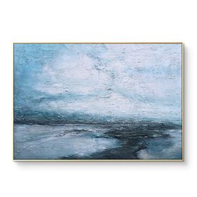 Hand Painted Oil Paintings on Canvas Modern Abstract  Landscape Art Picture For Living Room Home Decor No Frame - 60x90cm