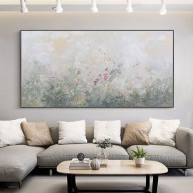 Knife Abstract Textured Acrylic Canvas Hand Painted Flowers Oil Painting Home Wall Entrance Showpieces Art On Canvas - 150x220cm