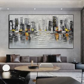 Abstract Art White Pictures Canvas Painting Cuadros Posters Prints Wall Art Picture For Living Room Home Decorative Paintings - 100x150cm