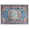 5 x 7 Inch Non-Shedding Distressed Vintage Indoor Area Rug - Multi-color