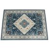 Faux Wool Fabric Area Rugs Doormat - M