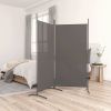 2-Panel Room Divider Anthracite 68.9"x70.9" Fabric - Anthracite