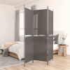 3-Panel Room Divider Anthracite 59.1"x70.9" Fabric - Anthracite