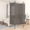 4-Panel Room Divider Anthracite 63"x78.7" Fabric - Anthracite