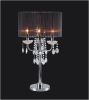 29.5"H BLACK/CHROME CRYSTAL INSPIRED TABLE LAMP (1PC/CTN) (1.58/9.10) - as Pic