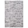 Milano Washable Manhattan Silver Woven Area Rug - as Pic