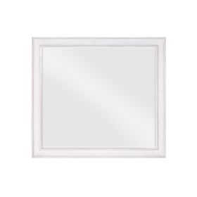 ACME Katia Mirror in Rustic Gray & White Finish BD00662 - as Pic