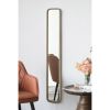 47" x 8" Full Length Mirror with Antique Gold Metal Frame, Long Mirror for Hallway Living Room Bedroom Bathroom - as Pic