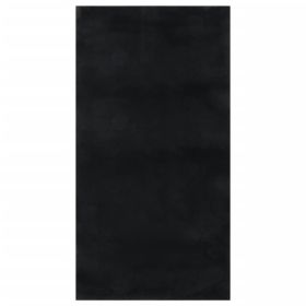 Shaggy Rug Black 4'x6' Polyester - Black