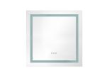 36x 36Inch LED Mirror Bathroom Vanity Mirrors with Lights, Wall Mounted Anti-Fog Memory Large Dimmable Front Light Makeup Mirror - as Pic