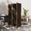 5-Panel Room Divider Black 137.8"x70.9" - Black