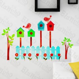 Little Garden - Wall Decals Stickers Appliques Home Dcor - HEMU-JM-7141