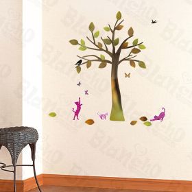 Falling Season - Wall Decals Stickers Appliques Home Decor - HEMU-SH-840