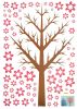 Melody Tree - Large Wall Decals Stickers Appliques Home Decor - HEMU-HL-2107