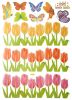 Corner Blossom - Large Wall Decals Stickers Appliques Home Decor - HEMU-HL-5930