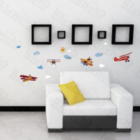 Flying High - Hemu Wall Decals Stickers Appliques Home Decor 12.6 BY 23.6 Inches - HEMU-TC-962