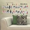 Music Life - Hemu Wall Decals Stickers Appliques Home Decor 19.7 BY 27.5 Inches - HEMU-TC-2061