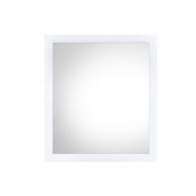 ACME Perse Mirror in White Finish BD00550 - as Pic