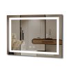 Bathroom Vanity LED Lighted Mirror-(Horizontal/Vertical with double bond)-36*28in - as Pic