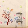 Flower Tree - Large Wall Decals Stickers Appliques Home Decor - HEMU-HL-5830