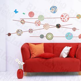 Kaleidoscope - Large Wall Decals Stickers Appliques Home Decor - HEMU-HL-5826