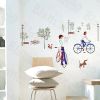 Bike Leisure - Wall Decals Stickers Appliques Home Decor - HEMU-HL-983