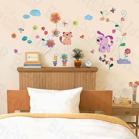 Backyard - Wall Decals Stickers Appliques Home Decor - HEMU-HM-821