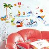 Happy Surfing - Wall Decals Stickers Appliques Home Decor - HEMU-HM-827