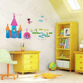 Fairy Tale - Wall Decals Stickers Appliques Home Decor - HEMU-HL-1228