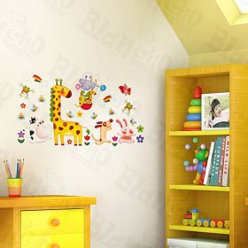 Fun Zoo - Wall Decals Stickers Appliques Home Decor - HEMU-HL-1249