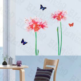 Garish Flowers - Large Wall Decals Stickers Appliques Home Decor - HEMU-HL-5808