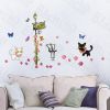 Kitty Couple - Wall Decals Stickers Appliques Home Decor - HEMU-HL-974