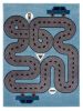 Home Decor Indoor/Outdoor Accent Rug Whimsical  Stylish Classic Pattern Design - Blue - 1'10" X 3'0"