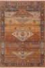 Stylish Classic Pattern Design Vintage Bohemian Southwestern Sierra Area Rug - Brown & Yellow - 4' X 6'