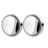 Adjustable Blind Spot Mirror 2 PC Set - Silver