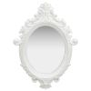 Wall Mirror Castle Style 22"x29.9" White - White