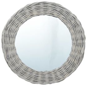 Mirror 15.7" Wicker - Brown