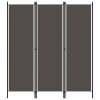 3-Panel Room Divider Anthracite 59.1"x70.9" - Anthracite