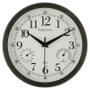 Mainstays 8.75" Indoor/Outdoor Antique Bronze Round Arabic Analog Wall Clock - Mainstays