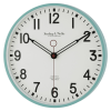 Mainstays Indoor 11.5" Round Mint Green Arabic Retro Schoolhouse Analog Wall Clock - Mainstays