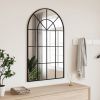 Wall Mirror Black 23.6"x39.4" Arch Iron - Black