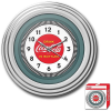 11.75" Coca-Cola Clock with Chrome Finish, 1930's Style - Trademark Global