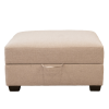 Scottsdale Beige Storage Ottoman - as Pic