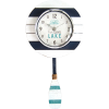 FirsTime & Co. White Oar Pendulum Wall Clock, Coastal, Analog, 8 x 2.5 x 17.5 in - FirsTime