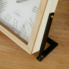 DecMode 9" Brown Wood Clock - DecMode