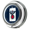 Miller Lite Chrome Double Rung Neon Clock - Minimalist Can - ADG Source