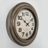 Mainstays 15" Analog Decorative Wall Clock, Brushed Copper - Mainstays